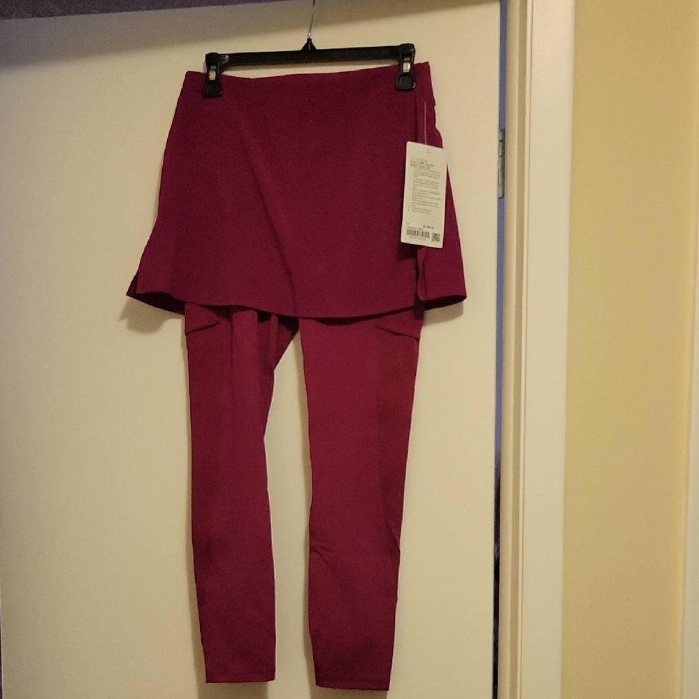 NWT: lululemon 2-in-1 HR Tennis Skirt Tight 25"